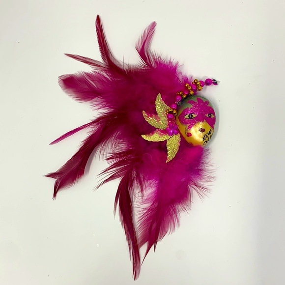 New Orleans carnival mask decor magnet ornament